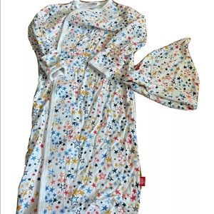 magnetic me baby Sleeper & Hat -0-3 months